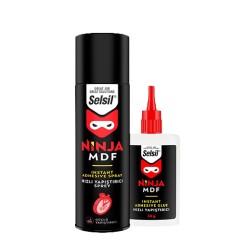Hızlı Yapıştırıcı MDF 400 ml SPREY / 100 gr Jel SELSİL NİNJA